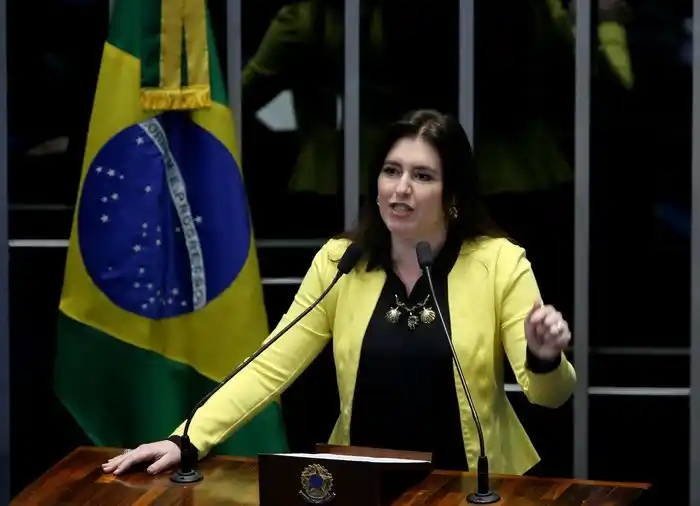 Simone Tebet em um evento político